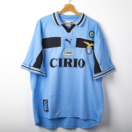 Lazio Puma Cirio Mancini 10 1998/1999 Home Shirt