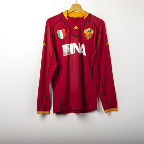 Maglia Home As Roma Kappa Montella n9 2000/2001