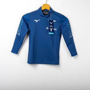 felpa lazio mizuno bambino blu 2022/2023