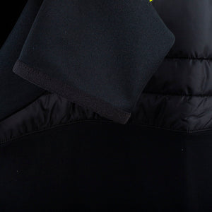 Felpa 1/2 Zip Nera Fluo Lazio Mizuno 2025/2026