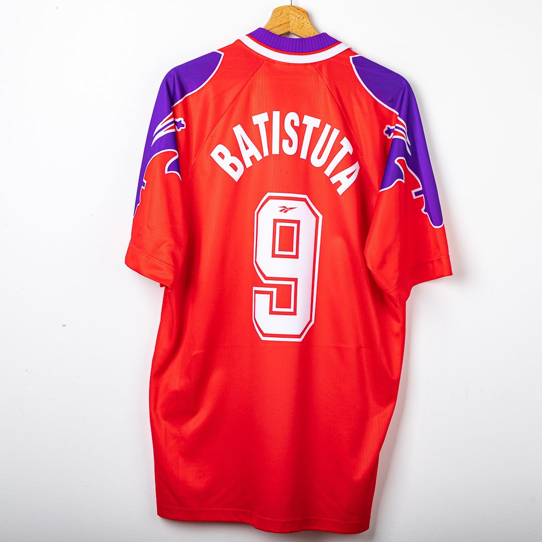 Maglia Third Rossa Fiorentina Reebok Batistuta 9 1996/1997