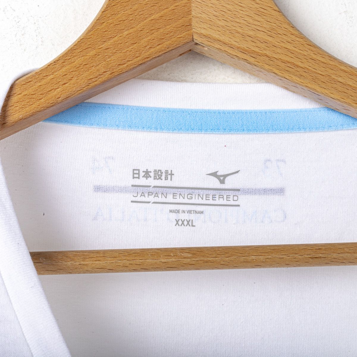 T-shirt anniversario Lazio Mizuno bianca