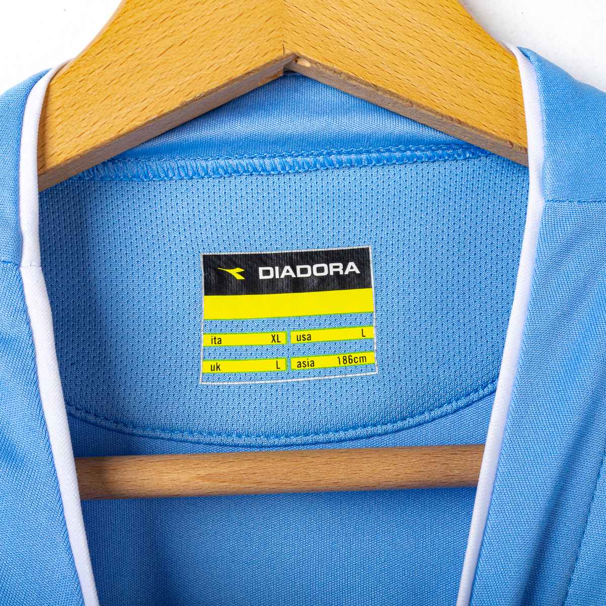 Napoli Diadora Home Shirt Lete Lavezzi 7 2007/2008