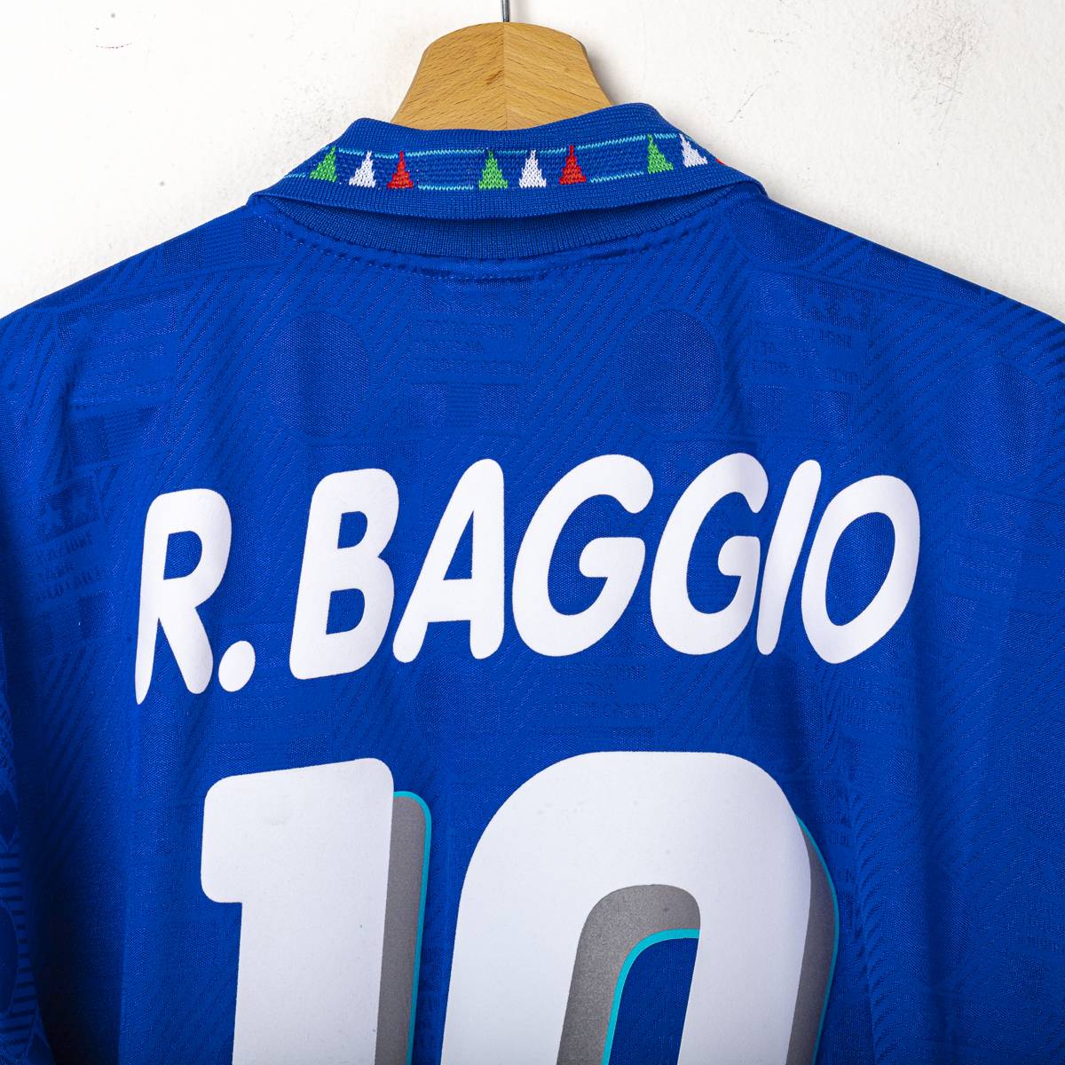 Maglia Home Italia Diadora R.Baggio n10 Mondiale Usa 1994  80x58