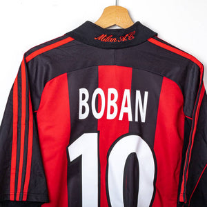Maglia Home Milan Adidas Boban 10 2001/2002