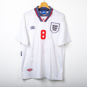 Maglia Home Inghilterra Umbro Gascoigne 8 1994/1995