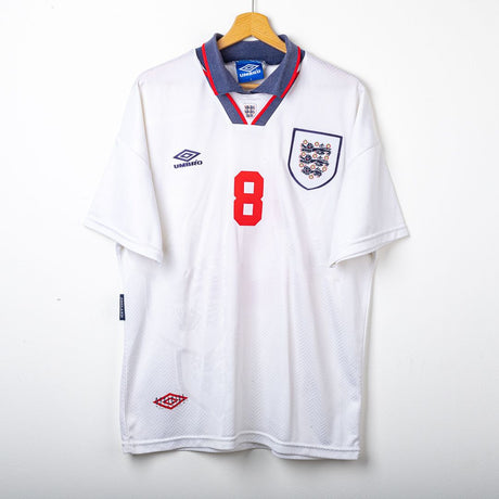 Maglia Home Inghilterra Umbro Gascoigne 8 1994/1995