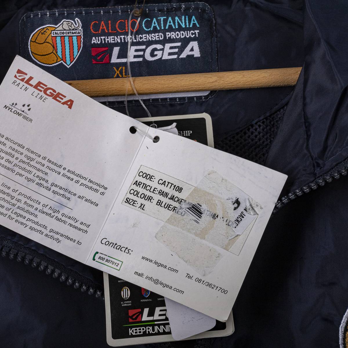 Giacca Catania Legea con cartellino 2007/2008