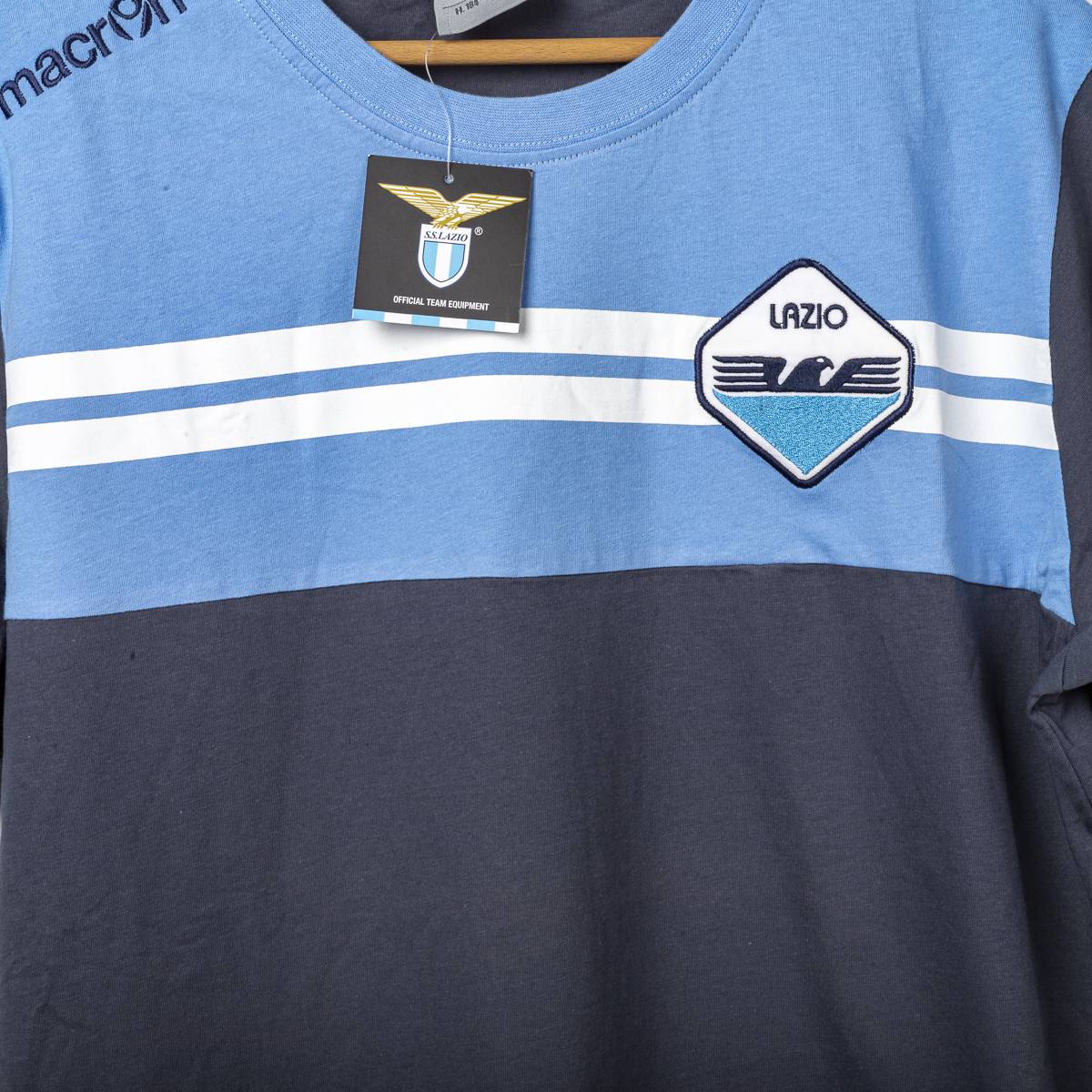 T-Shirt Ss Lazio Macron Logo 2018/2019