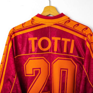 Roma Asics Totti 20 1995/1996 Home Shirt