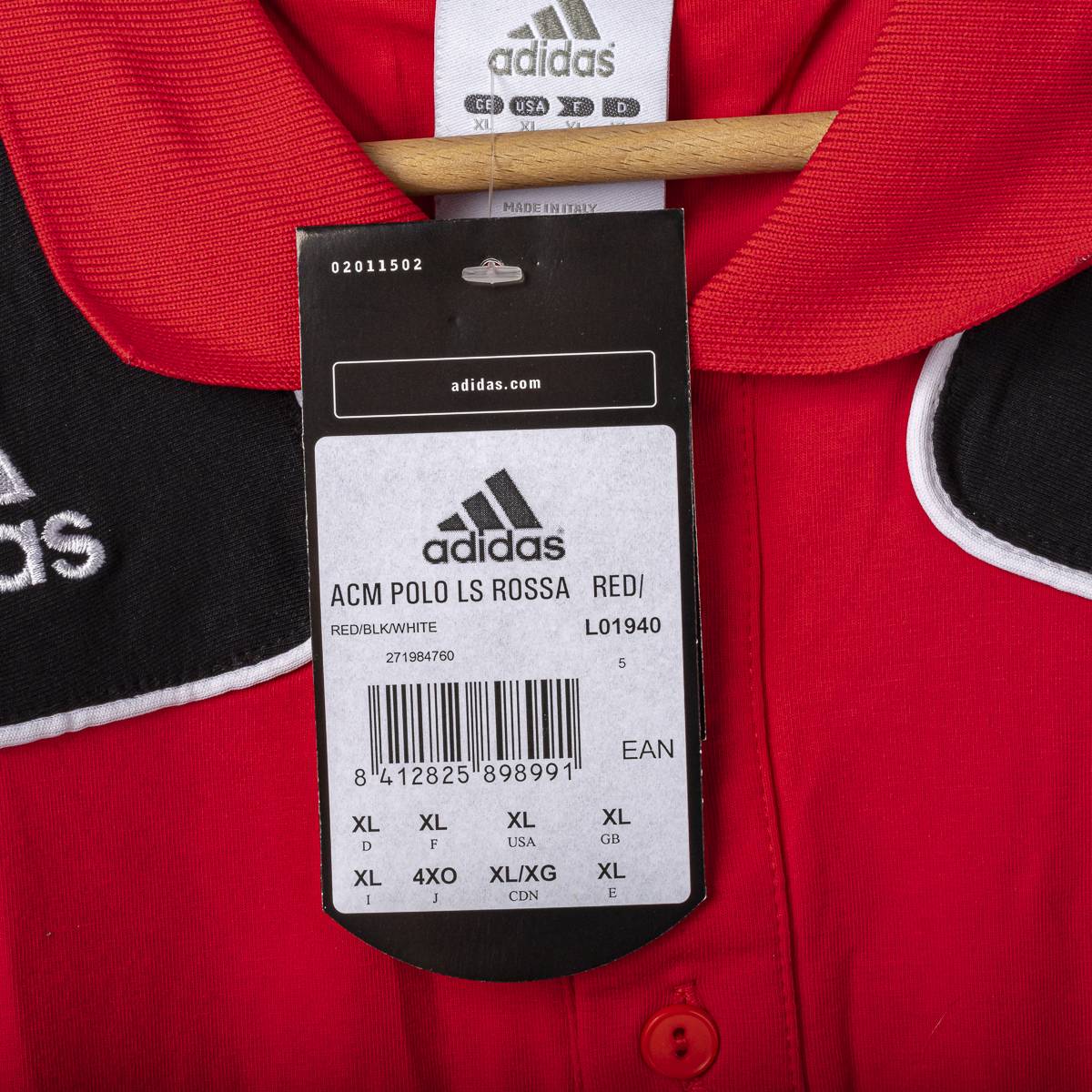 Polo Milan Adidas Bwin ml con cartellino 2008/2009