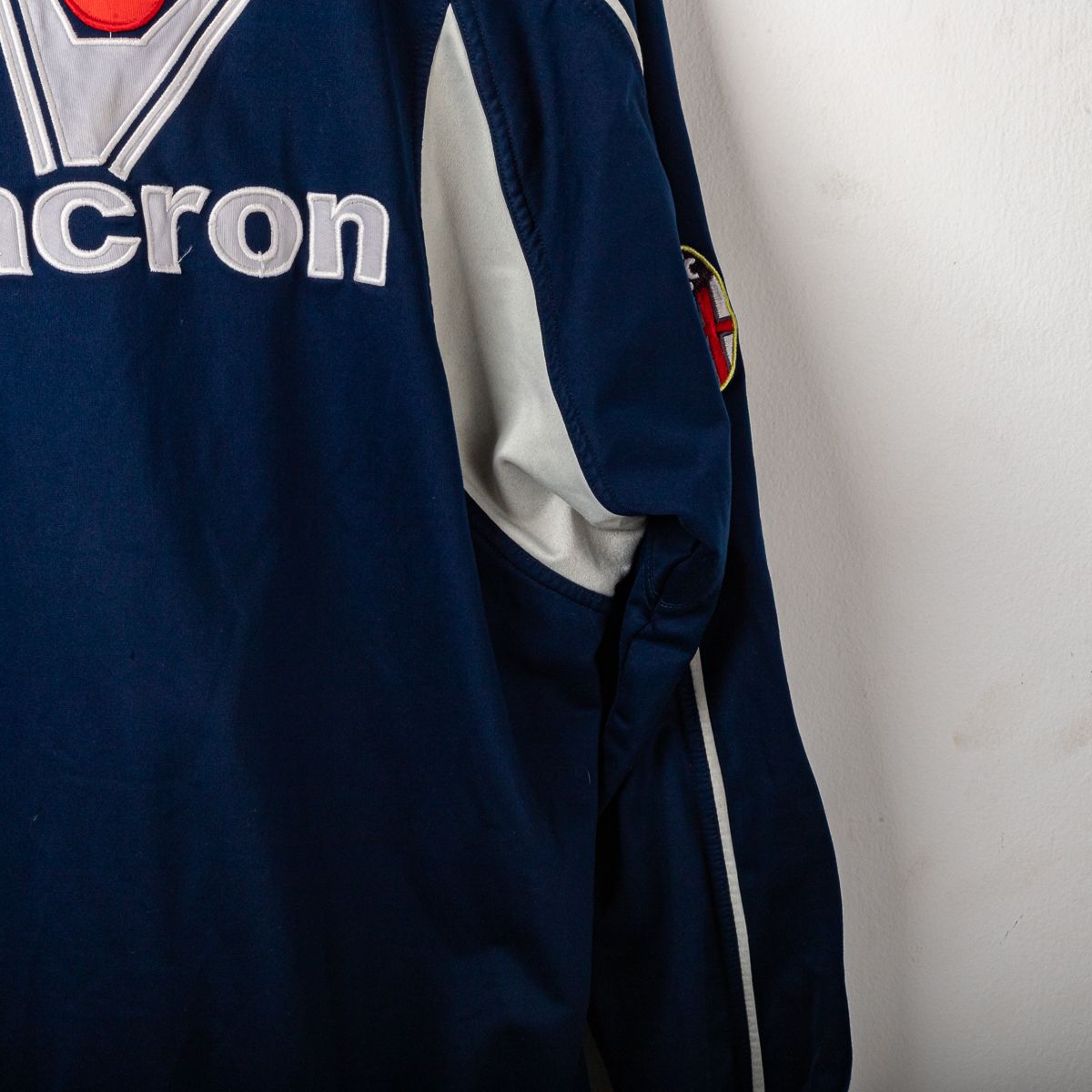 Felpa Training Bologna Macron AreaBanca 2001/2002