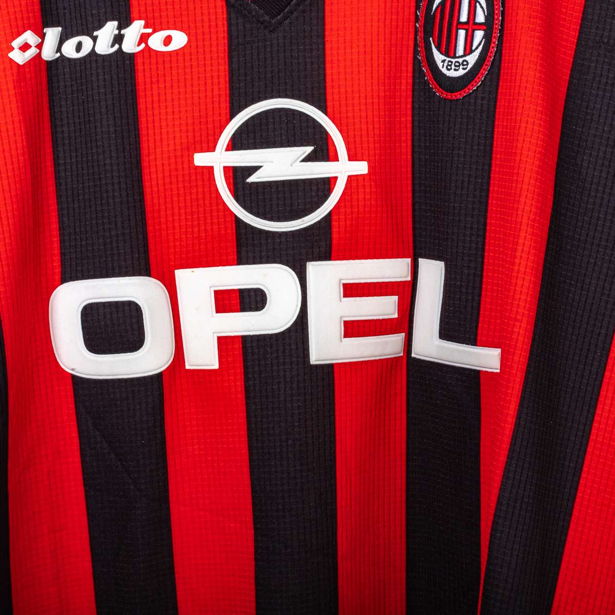 AC Milan Lotto Opel Savicevic 10 1997/1998 Home Shirt