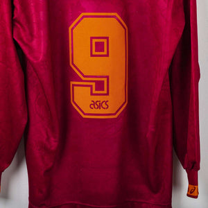 Maglia Home AS Roma Asics Nuova Tirrena N°9 1994/1995