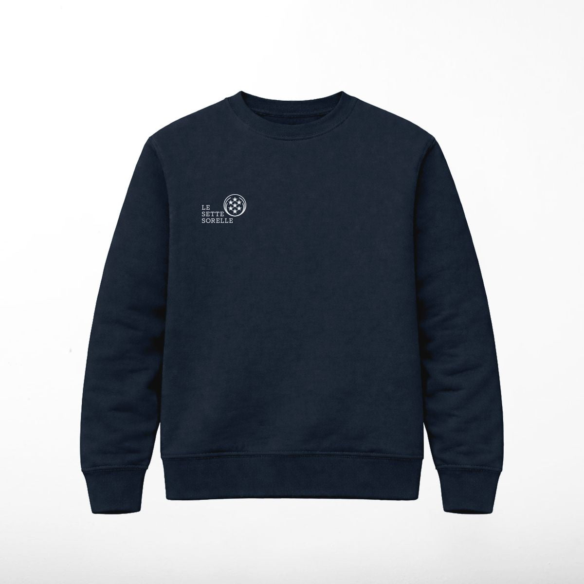 Felpa girocollo Blu Le Sette Sorelle