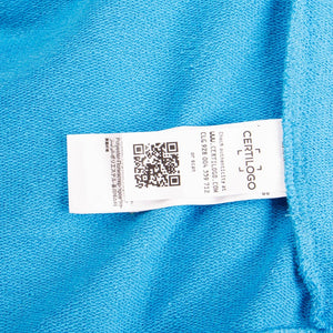 Felpa con cappuccio D10S azzurra ssc napoli 2022/2023 by EA7 - Home (11)