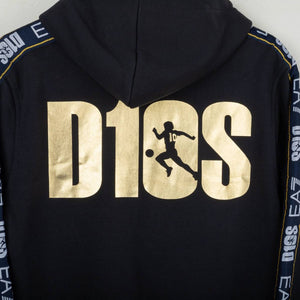 Felpa con cappuccio D10S blu ssc napoli 2022/2023 by EA7 - Home (4)