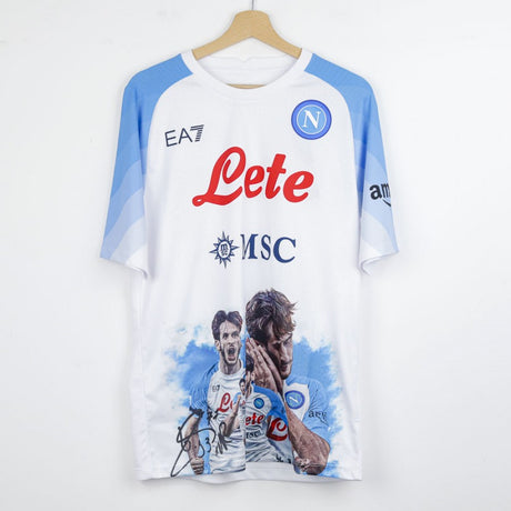 Maglia Face Game Napoli Ea7 Kvaratskhelia 77 2022/2023 by EA7 - Home (2)