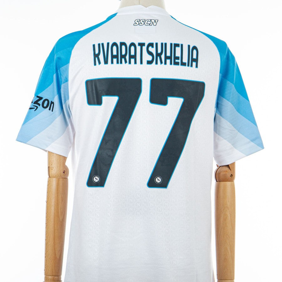 maglia face game napoli ea7 kvaratskhelia 77 2022/2023 by EA7 - Home (14)