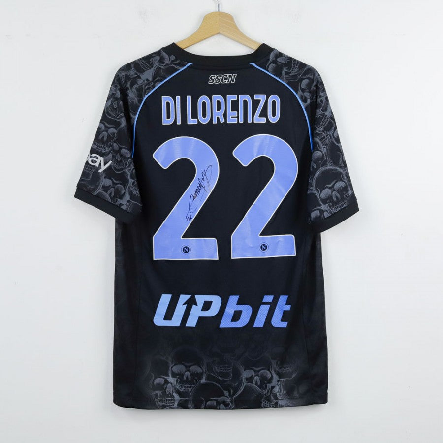 Maglia Halloween Napoli EA7 Di Lorenzo 22 Autografata 2023/2024