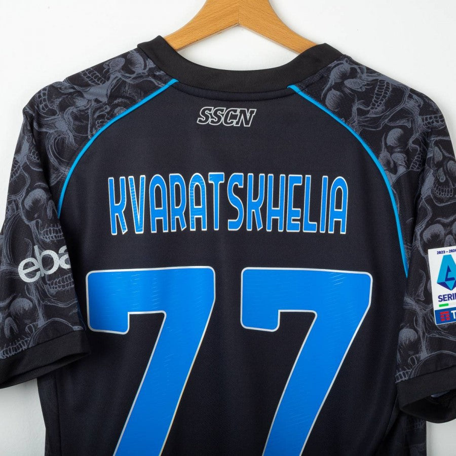 Maglia Halloween Napoli Ea7 Kvaratskhelia 77 2023/2024 by EA7 - Home (4)