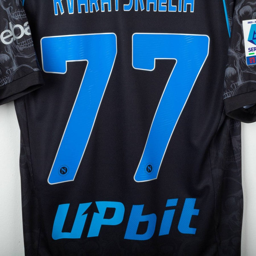 2023/2024 Napoli EA7 Halloween Kvaratskhelia 77 Jersey