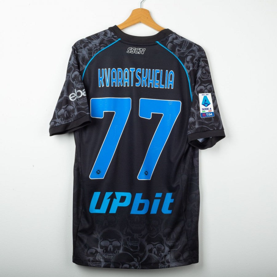 2023/2024 Napoli EA7 Halloween Kvaratskhelia 77 Jersey