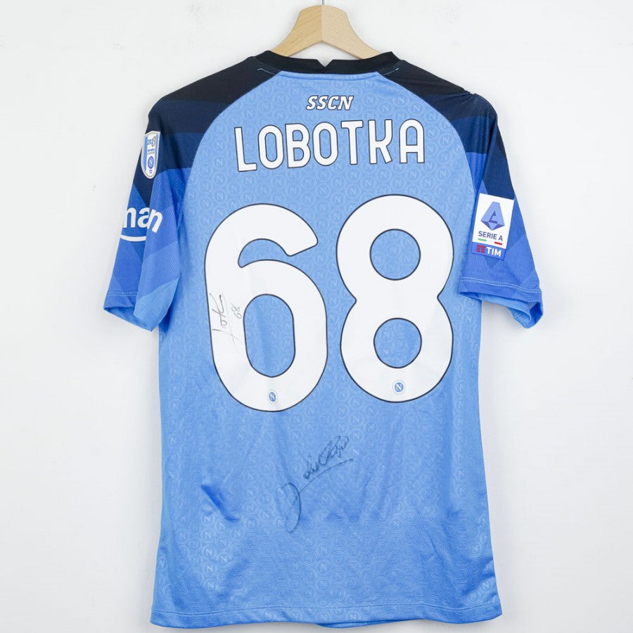 Maglia Home Napoli Ea7 autografata Lobotka n68 2022/2023 by EA7 - Home