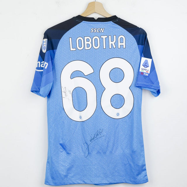 Maglia Home Napoli Ea7 autografata Lobotka n68 2022/2023 by EA7 - Home