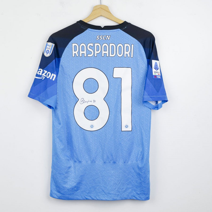 Maglia Home Napoli Ea7 autografata Raspadori n81 2022/2023 by EA7 - Home