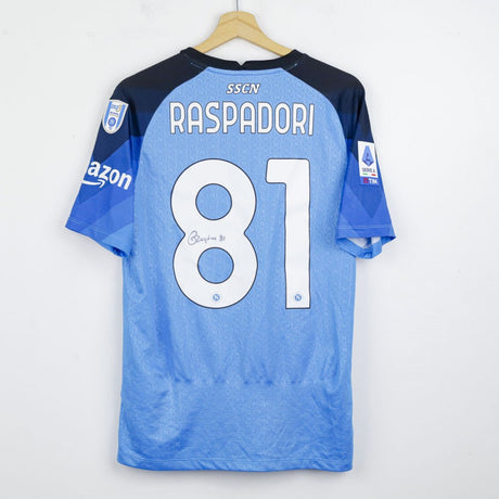 Maglia Home Napoli Ea7 autografata Raspadori n81 2022/2023 by EA7 - Home