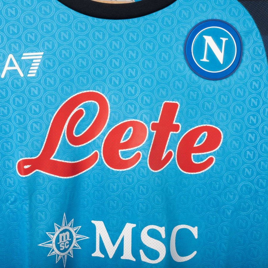 2022/2023 Home Napoli Ea7 Shirt Kvaratskhelia 77