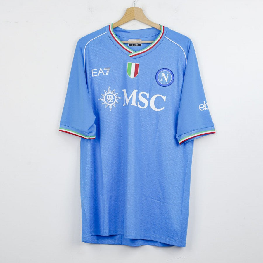 Maglia Home Napoli Ea7 Kvaratskhelia 77 2023/2024 by EA7 - Home (2)