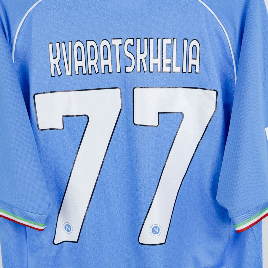 Maglia Home Napoli Ea7 Kvaratskhelia 77 2023/2024 by EA7 - Home (6)