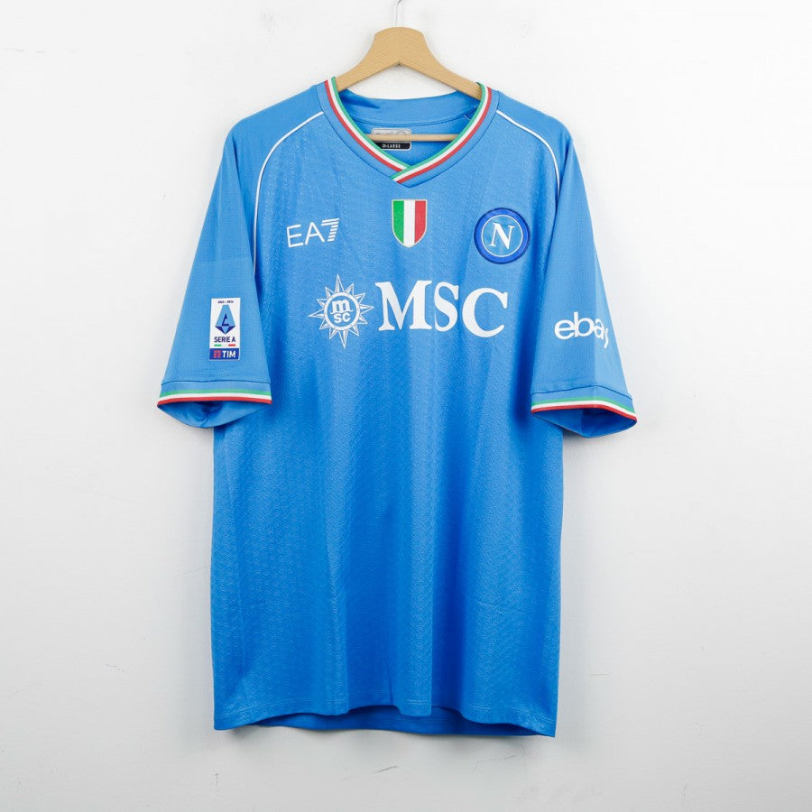 Maglia Home Napoli Ea7 Kvaratskhelia 77 2023/2024 by EA7 - Home (2)