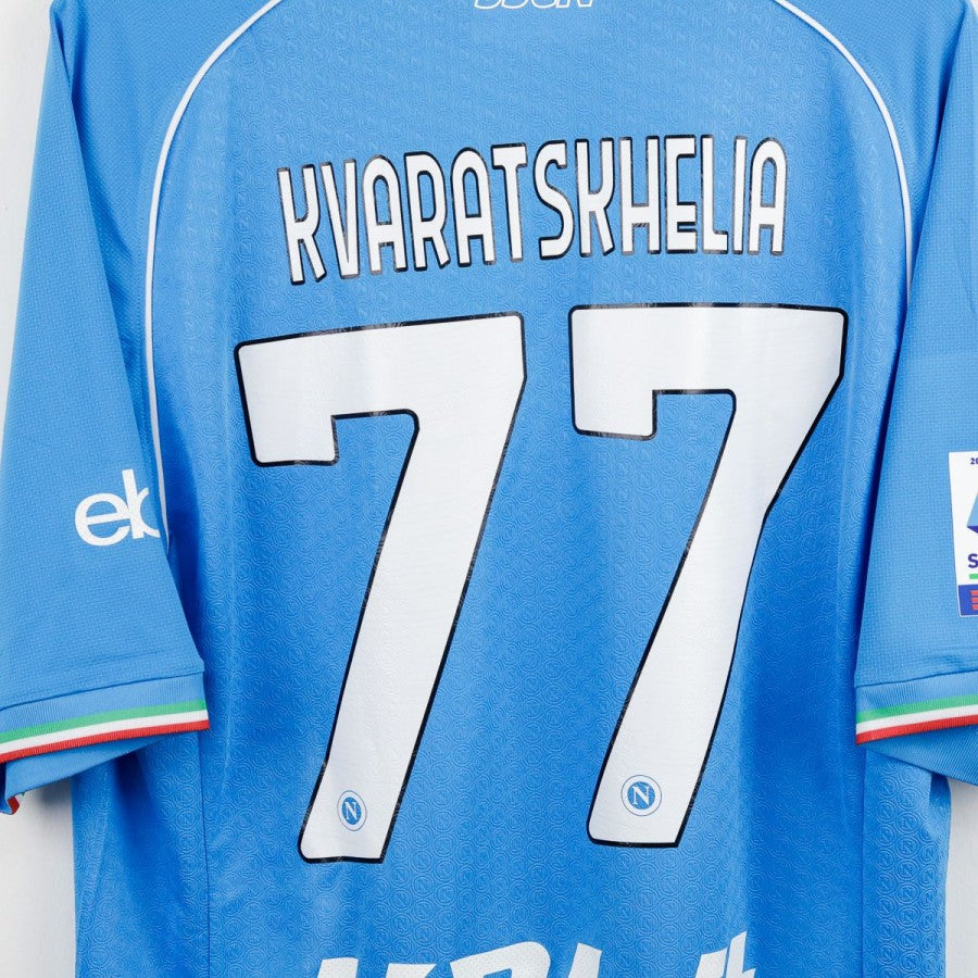 Maglia Home Napoli Ea7 Kvaratskhelia 77 2023/2024 by EA7 - Home (5)