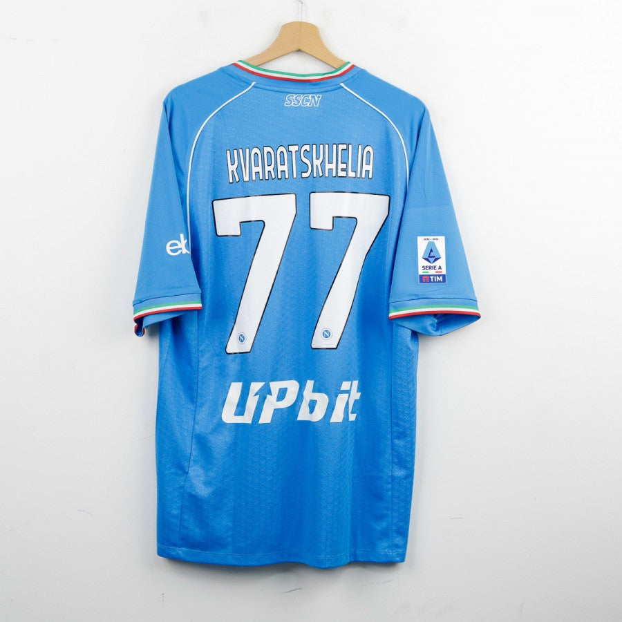 Maglia Home Napoli Ea7 Kvaratskhelia 77 2023/2024 by EA7 - Home