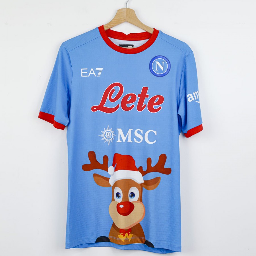 SSC Napoli Face Game Kvaratskhelia 77 Män Hemma Matchtröja 2022/23 SSC Napoli Face Game Kvaratskhelia 77 Män Hemma Matchtröja 2022/23