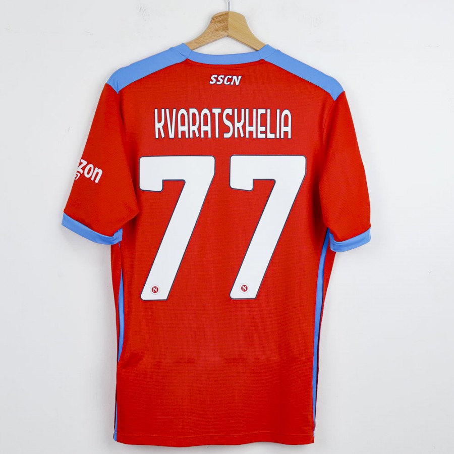 2021/2022 EA7 Napoli Third Jersey Kvaratskhelia 77