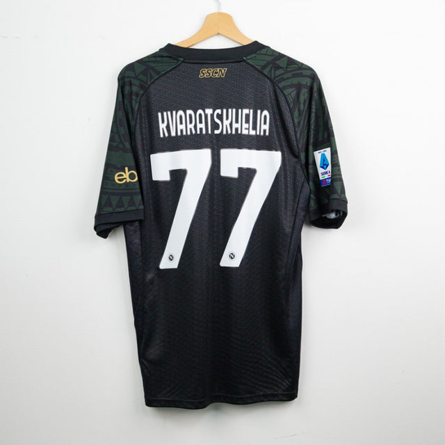 Maglia Third Napoli Ea7 Kvaratskhelia 77 2023/2024 by EA7 - Home