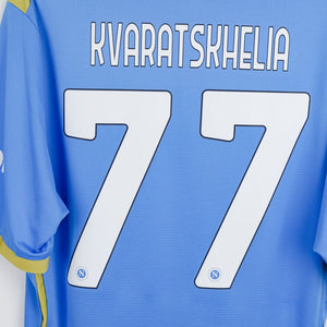Maglia Uefa Napoli Ea7 Kvaratskhelia 77 2021/2022 by EA7 - Home (3)