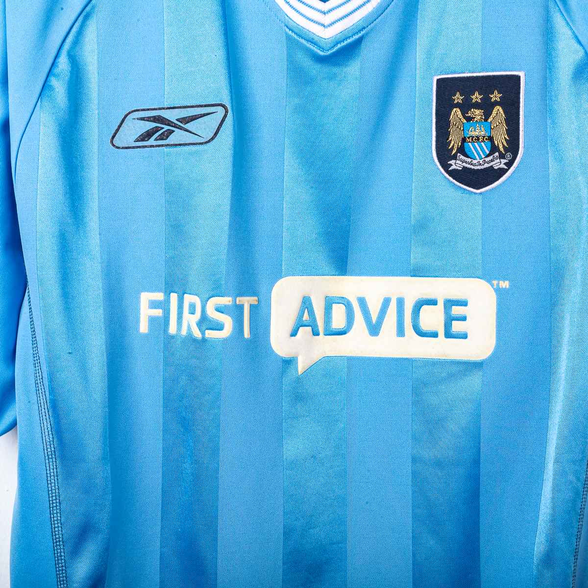 Manchester City Reebok First Advice Home Shirt 2003/2004