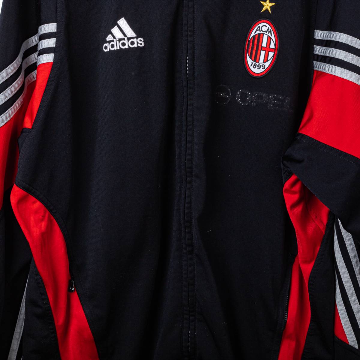 AC Milan Adidas Opel Black Jacket 2003/2004