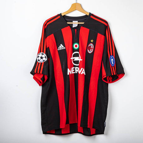 Milan Adidas Maldini 3 2003/2004 Home Shirt