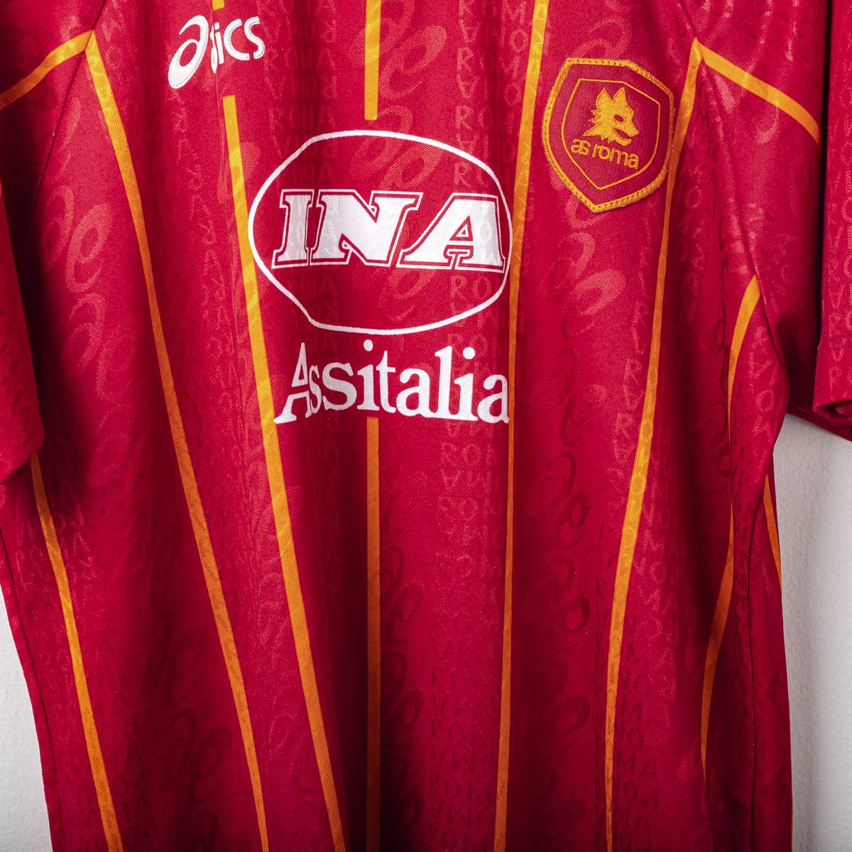Maglia Home Roma Asics Aldair n6 1996/1997