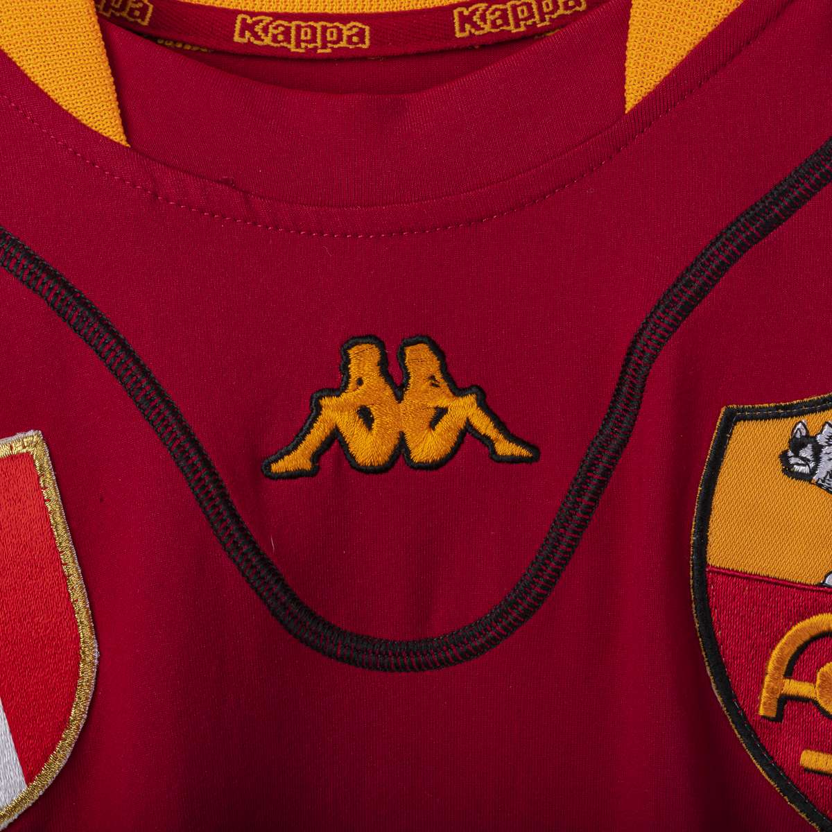 2001/2002 AS Roma Kappa Totti 10 Home Shirt  