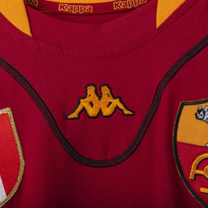 2001/2002 AS Roma Kappa Totti 10 Home Shirt  