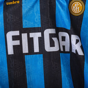 Maglia Home Fc Inter Umbro Fitgar 1991/1992
