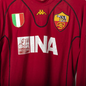 Maglia Home As Roma Kappa Montella n9 2000/2001