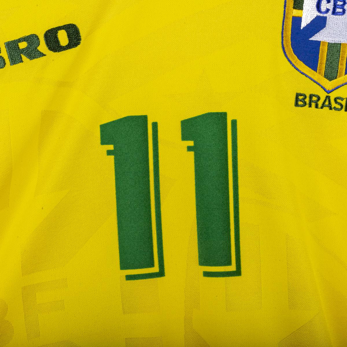 Maglia Home Umbro Brasile Romario n11 1994 Mondiale